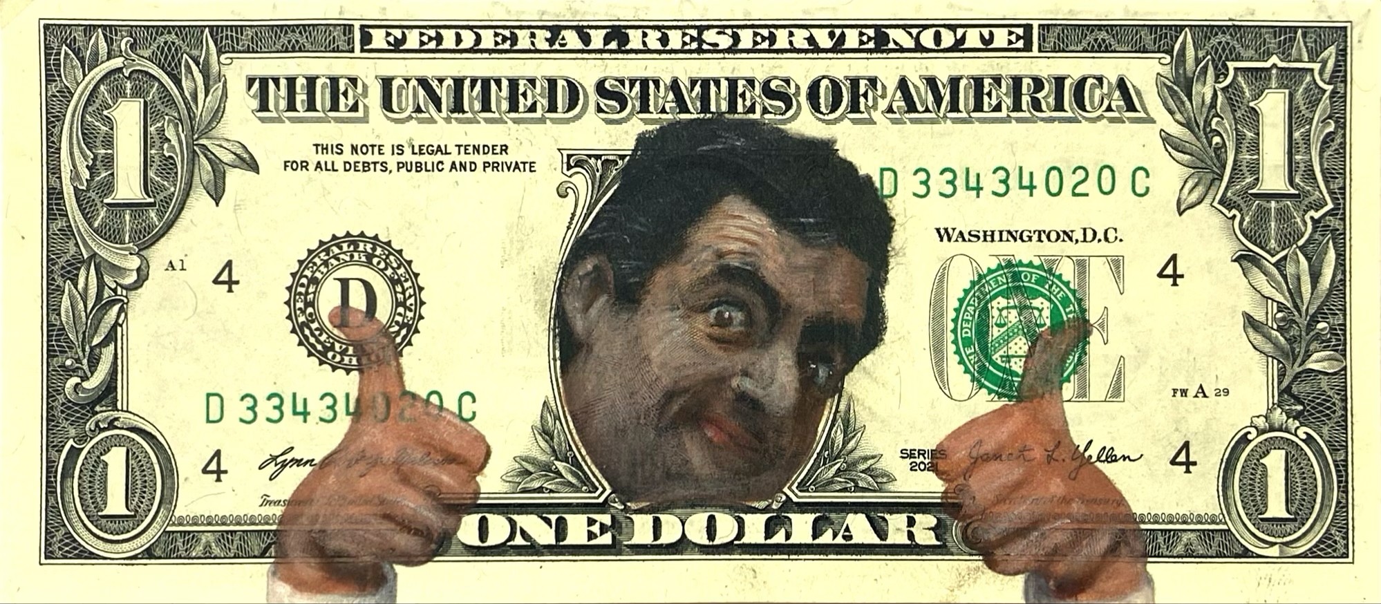 Mr Popart, Mr Bean president Mr Popart, Mr Bean president