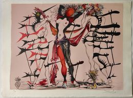 Drucke, Femmes fleurs, Salvador Dali