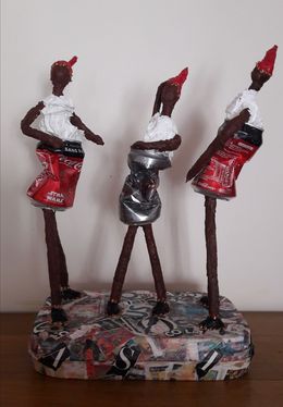 Sculpture, Dancing Party Coca cola, Christiane Guerry
