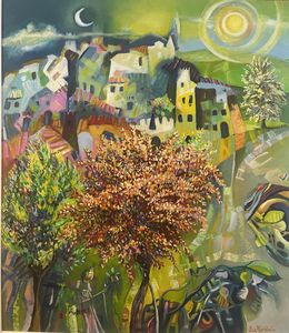 Peinture, La Rinascita del borgo, Patricia Oca