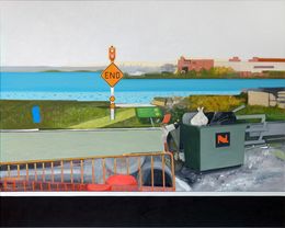 Painting, Pool with End, Patrick Santoni