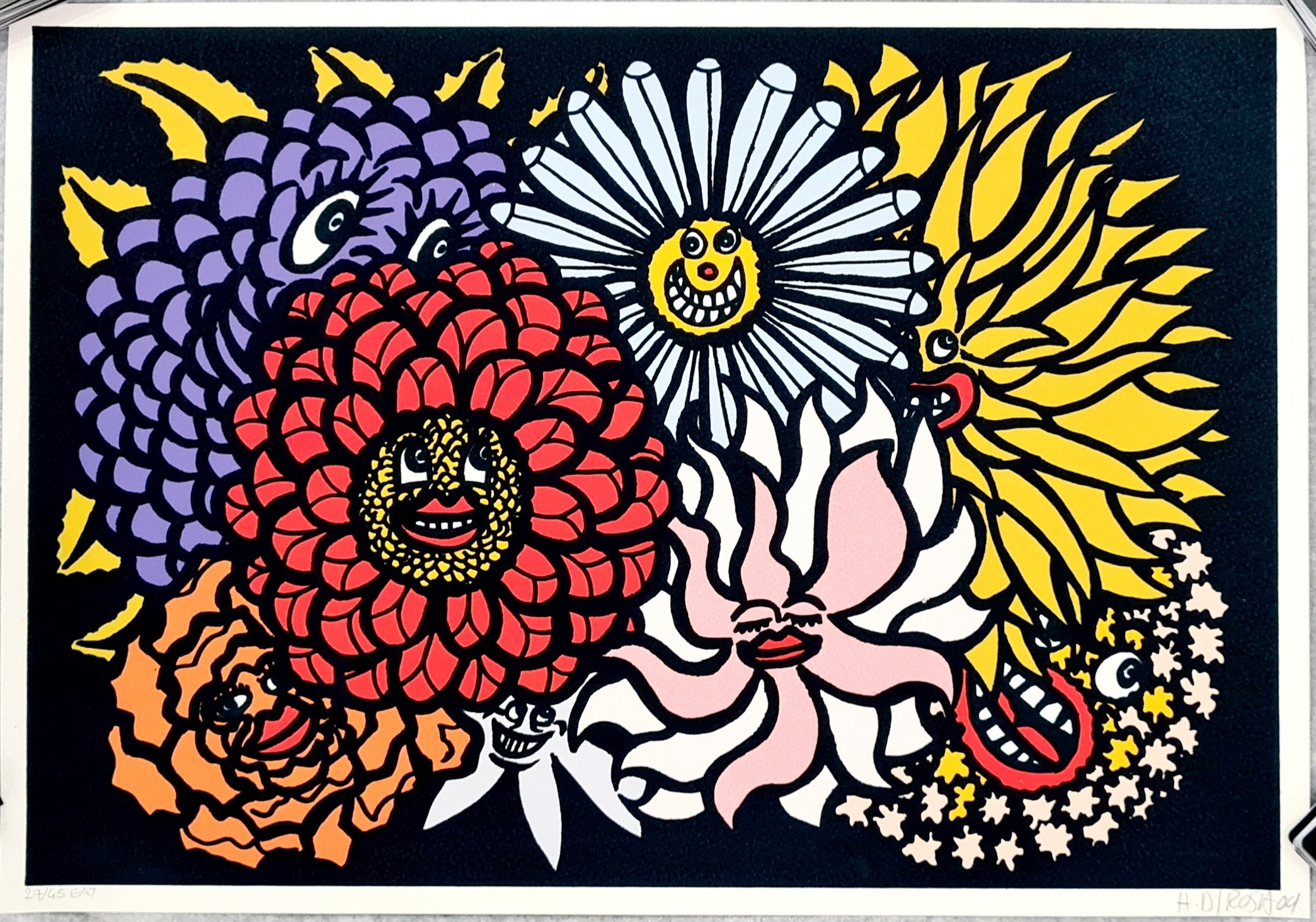 Hervé Di Rosa, Fleur Mourenx Hervé Di Rosa, Fleur Mourenx