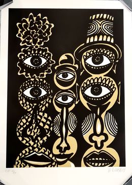 Print, 3 guerriers du Noon, Hervé Di Rosa