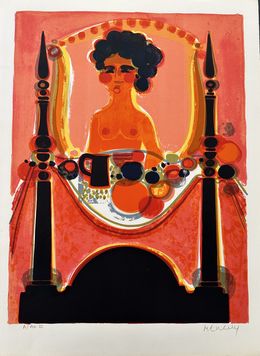 Drucke, Femme dans le Vent, Frédéric Menguy