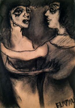 Fine Art Drawings, La Danse, série Les Gens d'ici, Joanna Flatau