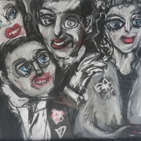 Fine Art Drawings, La Loge, série Opéra, Joanna Flatau