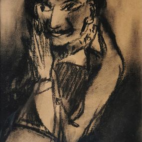 Fine Art Drawings, Elégante, série les Gens d'ici, Joanna Flatau