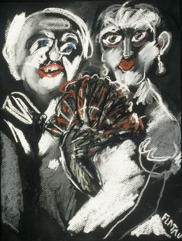 Fine Art Drawings, Eventail, série Opéra, Joanna Flatau