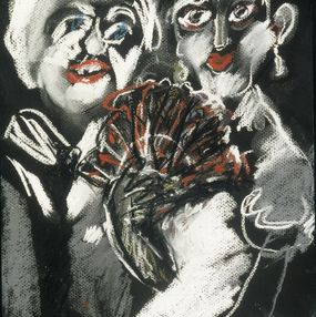 Fine Art Drawings, Eventail, série Opéra, Joanna Flatau