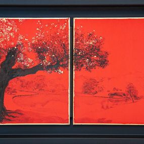 Gemälde, Paysage de Tokyo V – Rikugien, Lumi Mizutani