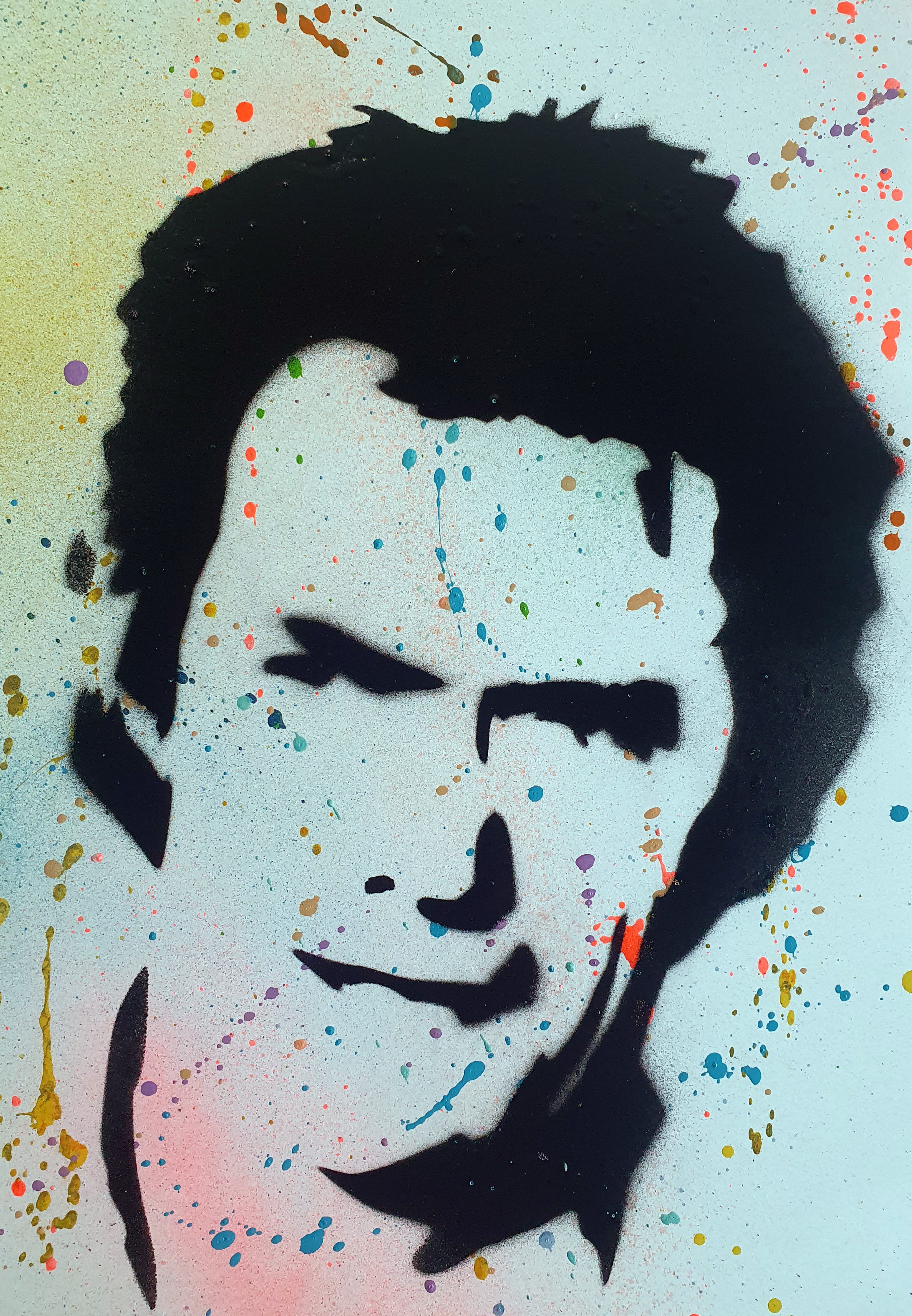 Spaco, Clint Eastwood pochoir Spaco, Clint Eastwood pochoir