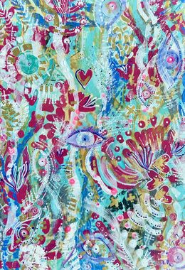 Gemälde, Contemplating Inner Gardens, Iryna Rets