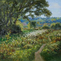 Painting, August Midday, Nikolay Dmitriev