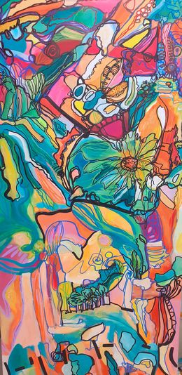 Painting, Bowl of Abundance, Karin Mikulášová