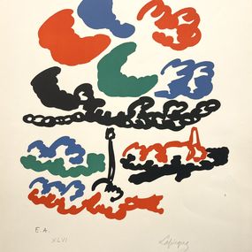 Print, Nuages sur la côte, Charles Lapicque