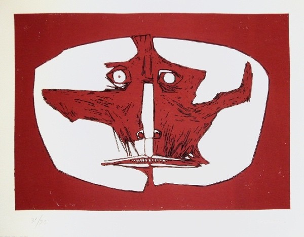 Oswaldo Guayasamin, Mascara 1 Oswaldo Guayasamin, Mascara 1