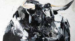 Painting, Le Taureau Berthelot, Mario Adornetto