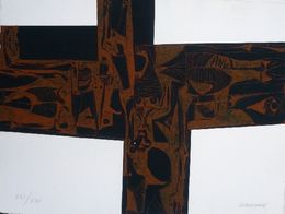 Print, Lidice 1 Variante, Oswaldo Guayasamin