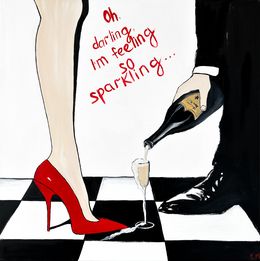 Gemälde, Feeling So Sparkling, Kristina Mallen