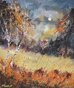 Painting, Autumn in the wood 67, Pol Ledent