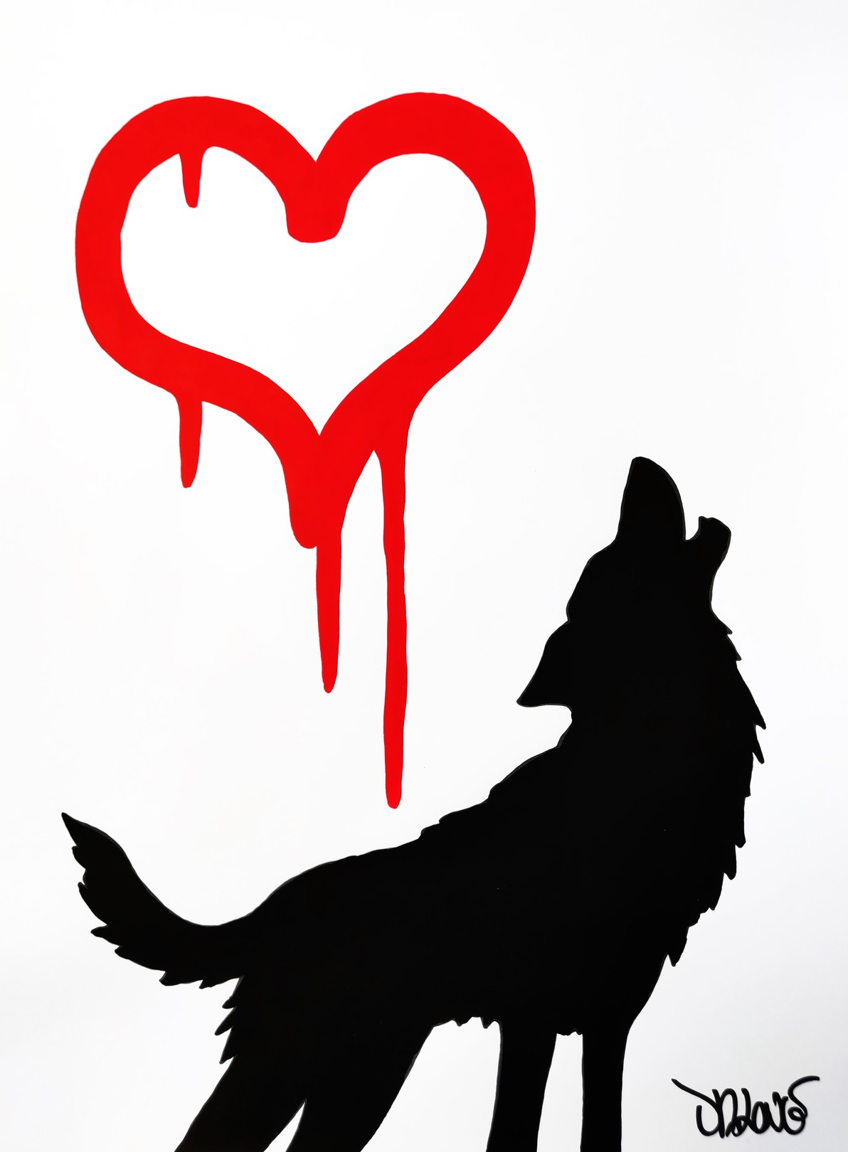 Dr. Love, The wolf (a tribute to Banksy) Dr. Love, The wolf (a tribute to Banksy)