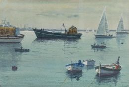 Peinture, Port, Joaquin Cabane