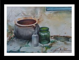 Painting, Souvenirs inoubliables 14, Almazan Miquel