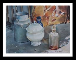Painting, Souvenirs inoubliables 15, Almazan Miquel