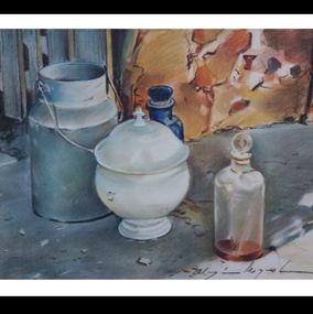 Painting, Souvenirs inoubliables 15, Almazan Miquel
