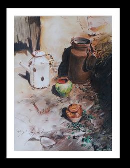 Painting, Souvenirs inoubliables 16, Almazan Miquel