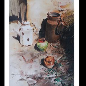 Painting, Souvenirs inoubliables 16, Almazan Miquel