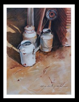 Painting, Souvenirs inoubliables 18, Almazan Miquel