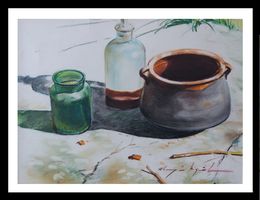 Painting, Souvenirs inoubliables 19, Almazan Miquel