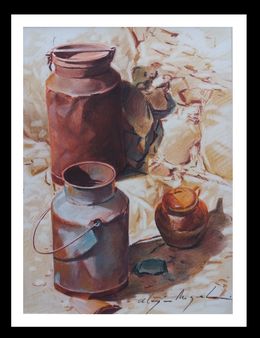 Painting, Souvenirs inoubliables 21, Almazan Miquel