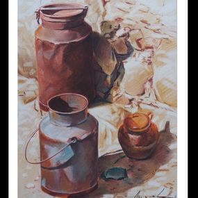 Painting, Souvenirs inoubliables 21, Almazan Miquel