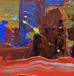 Painting, Un météore traversant le magma, Yichao Sun