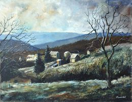 Painting, End of winter, Pol Ledent