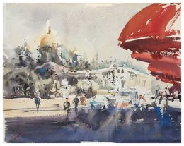 Peinture, City landscape Saint Petersburg, Irina Pronina