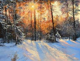 Painting, Winter’s Radiance, Sergey Miqayelyan