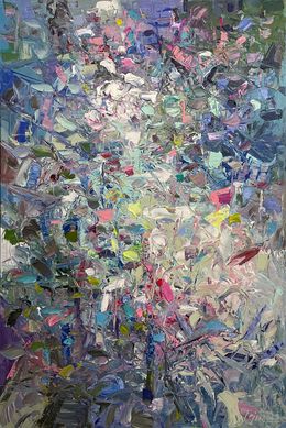 Painting, Aqua Earth, Tejinder Kanda