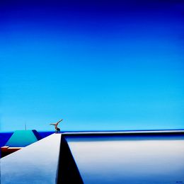 Painting, Le Temps Présent, Hugo Pondz