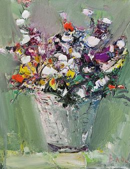 Peinture, Joyful Floral Arrangement, Vlas Ayvazyan