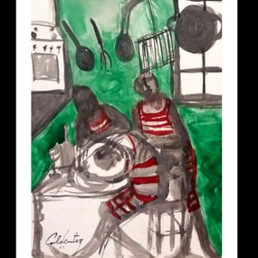 Gemälde, Dibujos de estudio 3, Toni Caldentey