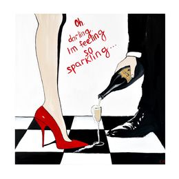 Drucke, Feeling So Sparkling (Giclée Print), Kristina Mallen