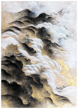 Painting, A river moving, Francesca Borgo