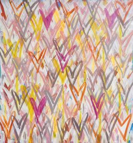 Painting, Love in spring 3, Mercedes Lagunas