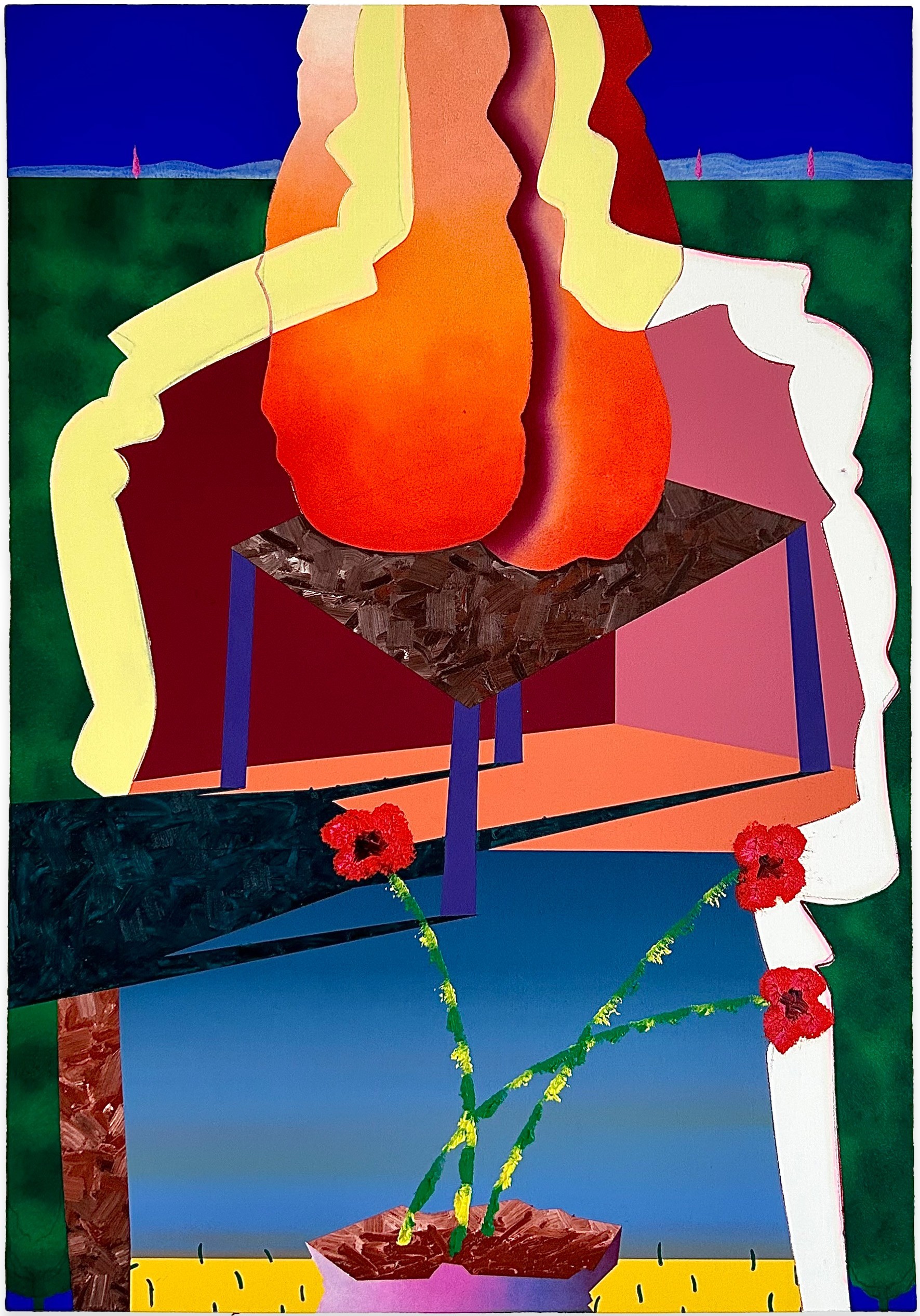 Silvio Mildo, Horizon, Table et Pot 2 Silvio Mildo, Horizon, Table et Pot 2