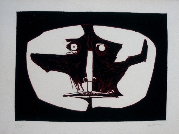 Oswaldo Guayasamin, Mascara 1 variante Oswaldo Guayasamin, Mascara 1 variante