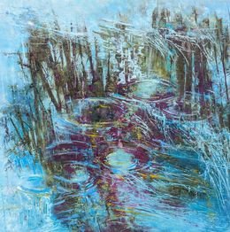 Painting, Eau et reflets, Nadine Pillon