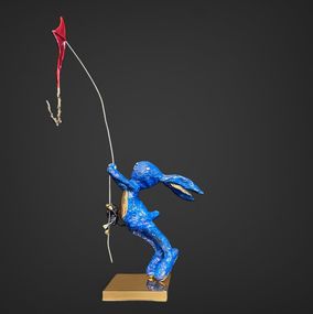Sculpture, Sky & Misty ¨Kiting Together¨, Petra Dorst